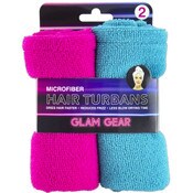 Wholesale - 2pc QUICK DRY HAIR TURBANS C/P 72, UPC: 810004944121